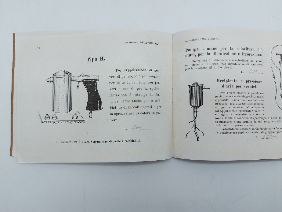 Areografi Universal. Impianti completi, compressori d'aria, aspiratori, tecnologie (catalogo)